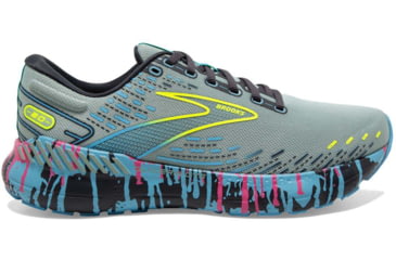 Image of Brooks Glycerin GTS 20 Running Shoes - Womens, Medium, Jadeite/Alaskan Blue/Ebony, 5.0, 1203701B492.050