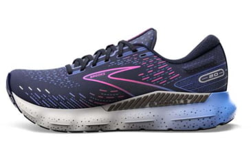 Image of Brooks Glycerin GTS 20 Running Shoes - Womens, Medium, Peacoat/Blue/Pink, 11.5, 1203701B460.115