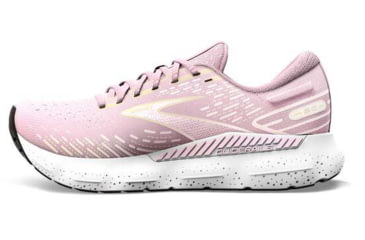 Image of Brooks Glycerin GTS 20 Running Shoes - Womens, Medium, Pink/Yellow/White, 7.5, 1203701B656.075