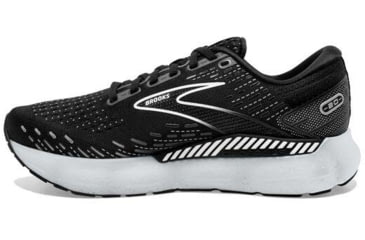 Image of Brooks Glycerin GTS 20 Running Shoes - Womens, Medium, Black/White/Alloy, 6.0, 1203701B059.060