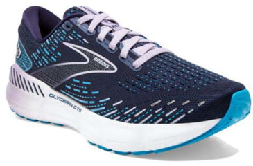 Image of Brooks Glycerin GTS 20 Running Shoes - Womens, Medium, Peacoat/Ocean/Pastel Lilac, 7.5, 1203701B499.075