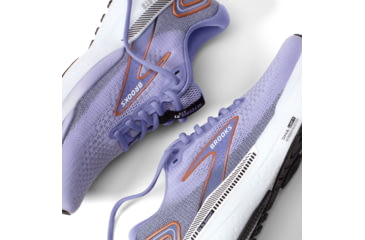 Image of Brooks Glycerin GTS 21 Running Shoes - Womens, Lavender/Black/Copper, 7, 1204091B544.070