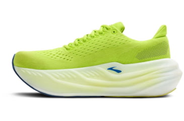 Image of Brooks Glycerin Max Road Running Shoes - Mens, Lime/Navy Peony/White, 9, 1D, 1104471D303.090