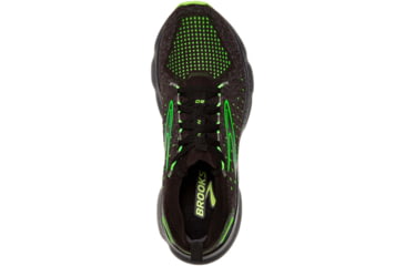 Image of Brooks Glycerin StealthFit 20 Running Shoes - Mens, Black/Pearl/Green Gecko, 10.5, 1103841D092.105