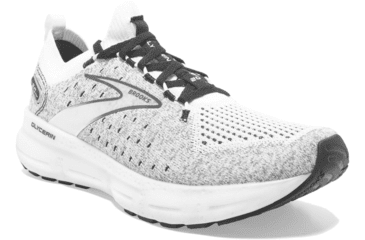 Image of Brooks Glycerin StealthFit 20 Running Shoes - Mens, White/Grey/Black, 12.0, 1103841D135.120