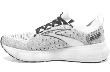Image of Brooks Glycerin StealthFit 20 Running Shoes - Mens, White/Grey/Black, 12.0, 1103841D135.120