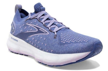 Image of Brooks Glycerin StealthFit 20 Running Shoes - Womens, Medium, Blue/Pastel Lilac/White, 9.0, 1203721B402.090