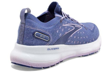 Image of Brooks Glycerin StealthFit 20 Running Shoes - Womens, Medium, Blue/Pastel Lilac/White, 9.0, 1203721B402.090