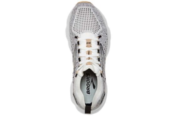 Image of Brooks Glycerin StealthFit 20 Running Shoes - Womens, Medium, White/Black/Cream, 10.5, 1203721B163.105