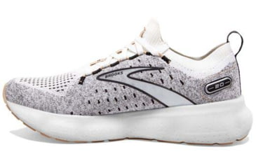 Image of Brooks Glycerin StealthFit 20 Running Shoes - Womens, Medium, White/Black/Cream, 10.5, 1203721B163.105