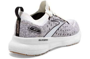 Image of Brooks Glycerin StealthFit 20 Running Shoes - Womens, Medium, White/Black/Cream, 10.5, 1203721B163.105