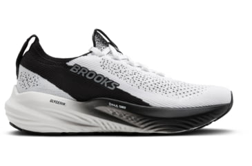 Image of Brooks Glycerin StealthFit 22 Road Running Shoes - Mens, White/Grey/Black, 11.5, 1D, 1104481D135.115