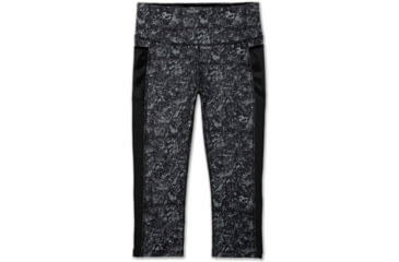 Image of Brooks Greenlight Capris - Womens, Black Marble/Black, L, 221349099.035