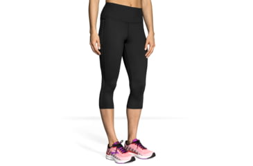 Image of Brooks Greenlight Capris - Womens, Black, XL, 221349001.04