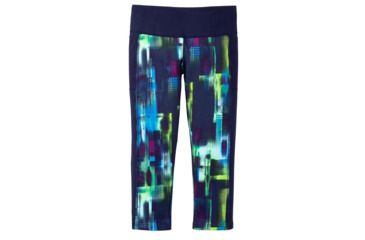 Image of Brooks Greenlight Running Capri - Womens, Navy Pulse/Navy, Large, 221349423.035