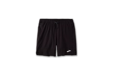 Image of Brooks High Point 7in 2-in-1 Short - Mens, Black, XL, 211454001.040