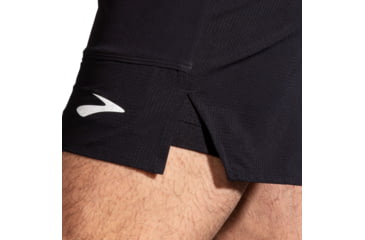 Image of Brooks High Point 7in 2-in-1 Short - Mens, Black, XL, 211454001.040