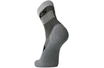 Image of Brooks High Point Crew Sock, Asphalt/Black, M, 280491012.030