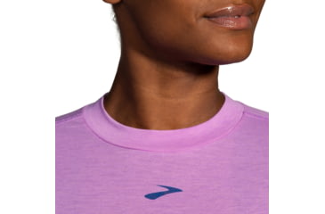 Image of Brooks High Point Long Sleeve - Womens, Bright Purple, Large, 221637558.035