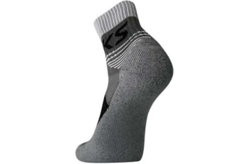 Image of Brooks High Point Quarter Sock, Asphalt/Black, L, 280500012.035