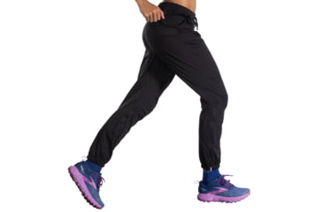 Image of Brooks High Point Waterproof Pant - Womens, Black, Large, 221639001.035