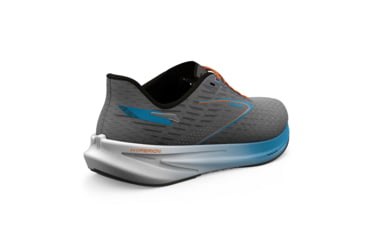 Image of Brooks Hyperion 2 Running Shoes - Mens, Grey/Atomic Blue/Scarlet, 9 Medium, 1104071D020.090