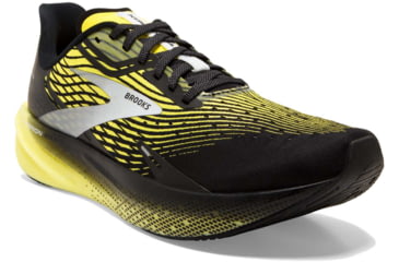 Image of Brooks Hyperion Max Running Shoes - Mens, Black/Blazing Yellow/White, 7.5, 1103901D078.075