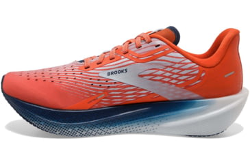 Image of Brooks Hyperion Max Running Shoes - Mens, Cherry Tomato/Arctic Ice/Titan, 8.5, 1103901D887.085