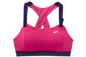Image of Brooks Juno Sports Bra, Dahlia/Market Haze, 36 D, 350071603.0361D