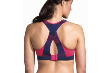 Image of Brooks Juno Sports Bra, Dahlia/Market Haze, 36 D, 350071603.0361D