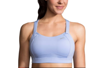 Image of Brooks Juno Sports Bra, Seaglass/Navy, 32 C, 350071440.0321C