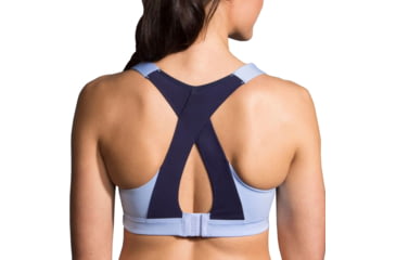 Image of Brooks Juno Sports Bra, Seaglass/Navy, 32 C, 350071440.0321C