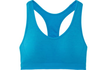 Image of Brooks JustRight Racer Bra - Women's, Heather Sky, Small, 300574422.025