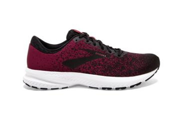 Image of Brooks Launch 6 - Mens, Red/Black/Grey, Medium, 9.5, 1102971D617.095