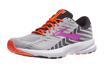 Image of Brooks Launch 6 Road Running Shoes - Womens, Grey/Black/Purple, Medium, 7.5, 1202851B027.075