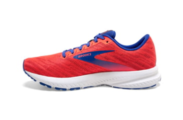 Image of Brooks Launch 7 Road Running Shoe - Womens, Coral/Claret/Blue, 6.5B, 1203221B621.065