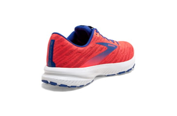 Image of Brooks Launch 7 Road Running Shoe - Womens, Coral/Claret/Blue, 6.5B, 1203221B621.065