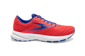 Image of Brooks Launch 7 Road Running Shoe - Womens, Coral/Claret/Blue, 6.5B, 1203221B621.065