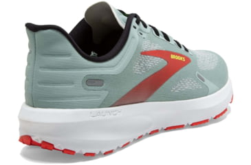 Image of Brooks Launch 9 Running Shoes - Mens, Blue Surf/Black/Cherry Tomato, 14.0, 1103861D413.140