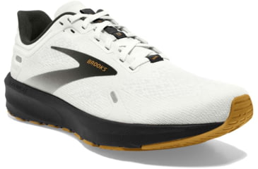 Image of Brooks Launch 9 Running Shoes - Mens, White/Black/Tan, 9.5, 1103861D121.095