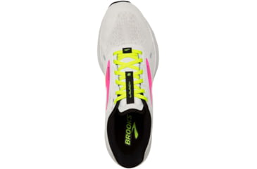 Image of Brooks Launch 9 Running Shoes - Mens, White/Pink/Nightlife, 10.5, 1103861D148.105