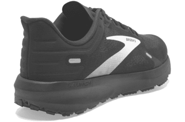 Image of Brooks Launch 9 Running Shoes - Mens, Wide, Black/White, 7.5, 1103862E048.075