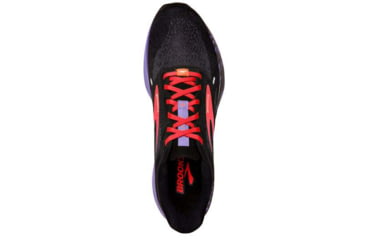 Image of Brooks Launch 9 Running Shoes - Womens, Medium, Black/Coral/Purple, 10.5, 1203731B026.105