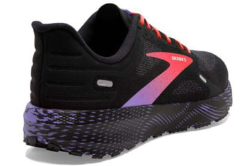 Image of Brooks Launch 9 Running Shoes - Womens, Medium, Black/Coral/Purple, 10.5, 1203731B026.105