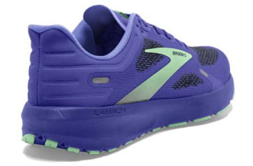 Image of Brooks Launch 9 Running Shoes - Womens, Medium, Blue Iris/Ebony/Green, 9.5, 1203731B525.095