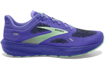 Image of Brooks Launch 9 Running Shoes - Womens, Medium, Blue Iris/Ebony/Green, 9.5, 1203731B525.095