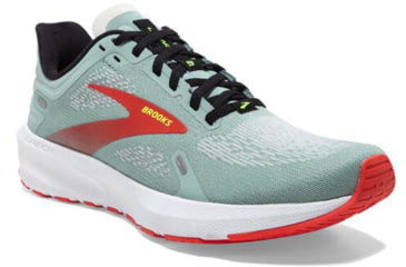 Image of Brooks Launch 9 Running Shoes - Womens, Medium, Blue Surf/Black/Cherry Tomato, 5.0, 1203731B413.050