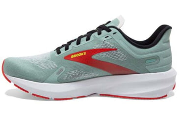 Image of Brooks Launch 9 Running Shoes - Womens, Medium, Blue Surf/Black/Cherry Tomato, 5.0, 1203731B413.050