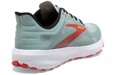 Image of Brooks Launch 9 Running Shoes - Womens, Medium, Blue Surf/Black/Cherry Tomato, 5.0, 1203731B413.050