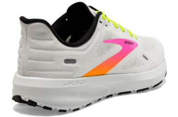 Image of Brooks Launch 9 Running Shoes - Womens, Medium, White/Pink/Nightlife, 5.0, 1203731B148.050